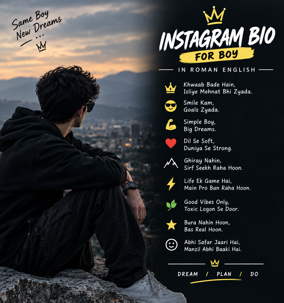 Best Instagram Bio for Boy