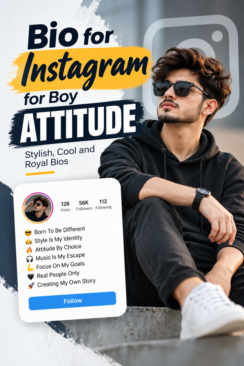 Bio for Instagram for Boy Attitude