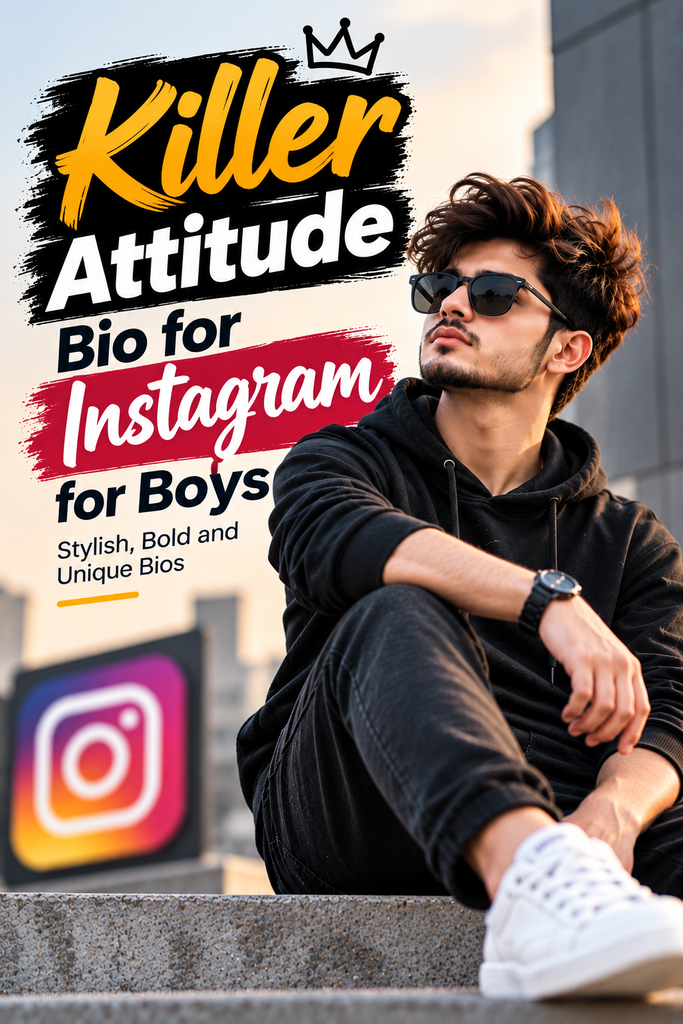 Bio for Instagram for Boy Attitude