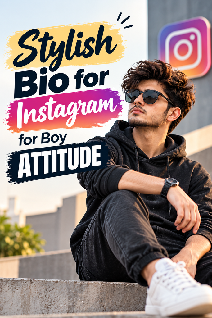 Bio for Instagram for Boy Attitude