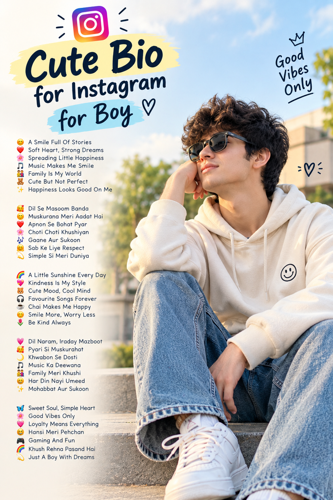 Cool Bio for Instagram for Boy