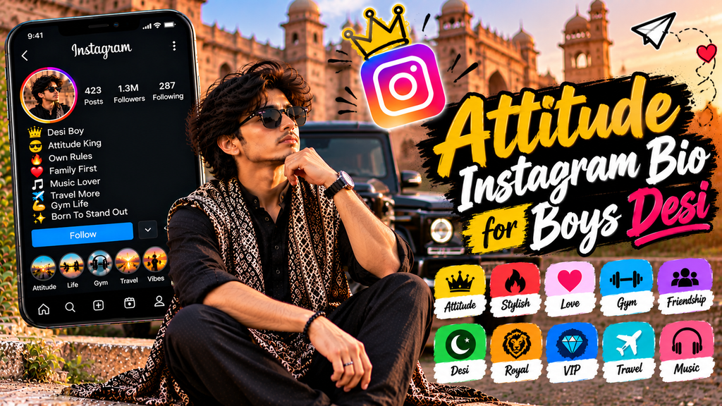 Instagram Bio for Boys Desi