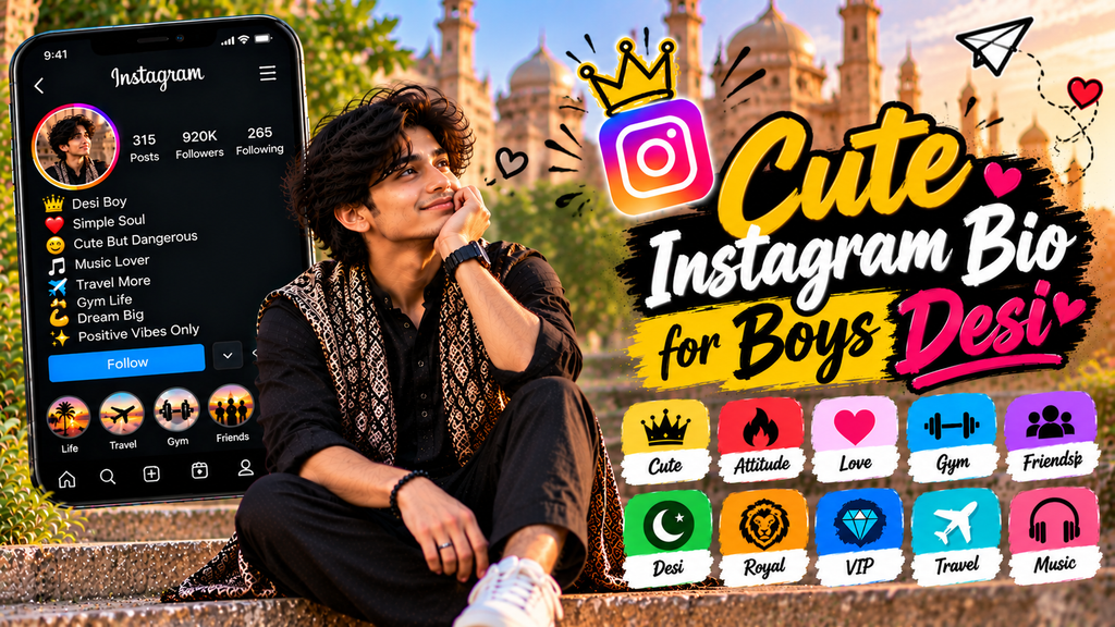 Instagram Bio for Boys Desi