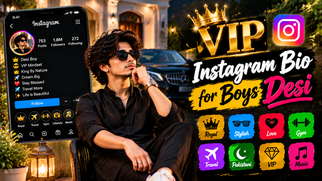 Instagram Bio for Boys Desi