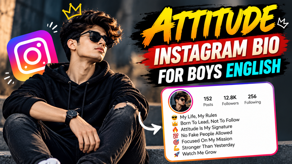 Instagram Bio for Boys English