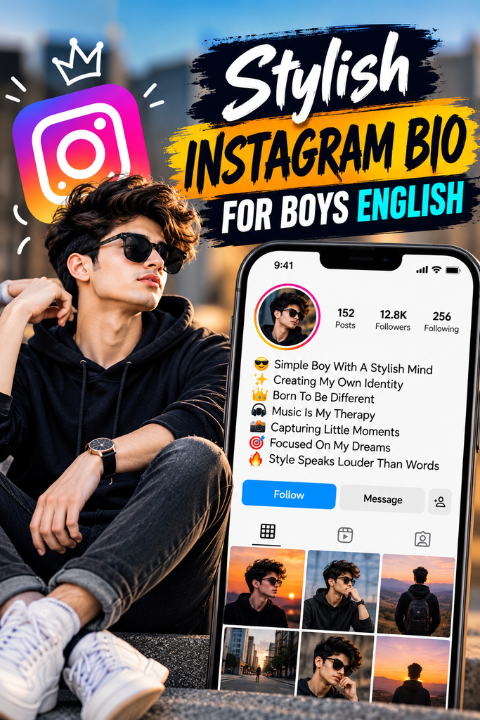 Instagram Bio for Boys English