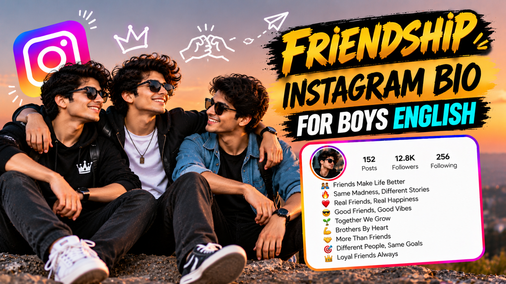 Instagram Bio for Boys English