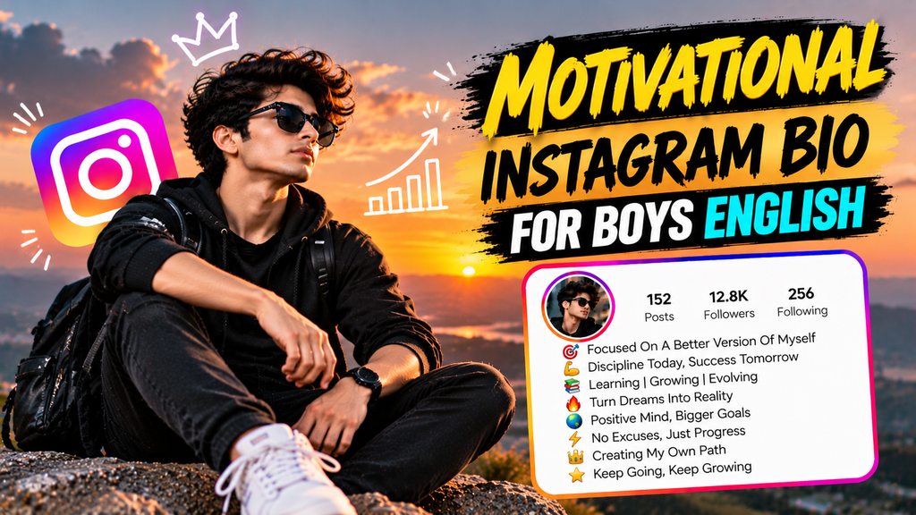 Instagram Bio for Boys English