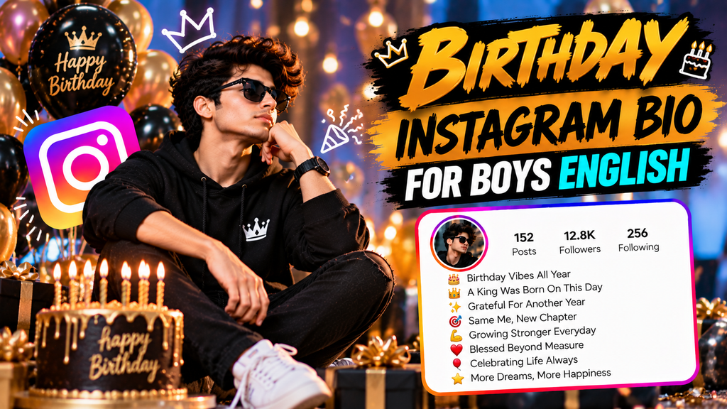 Instagram Bio for Boys English
