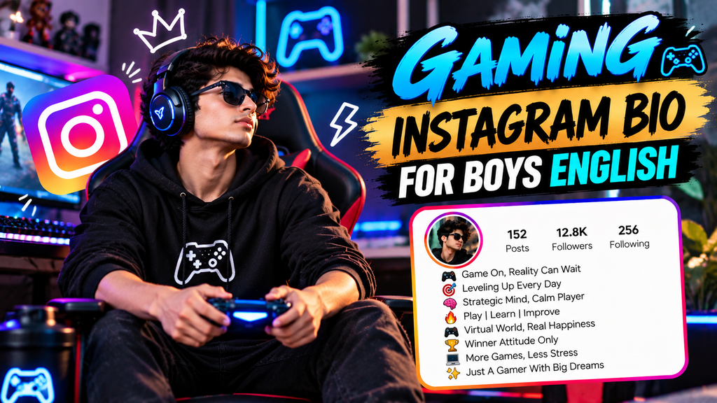 Instagram Bio for Boys English