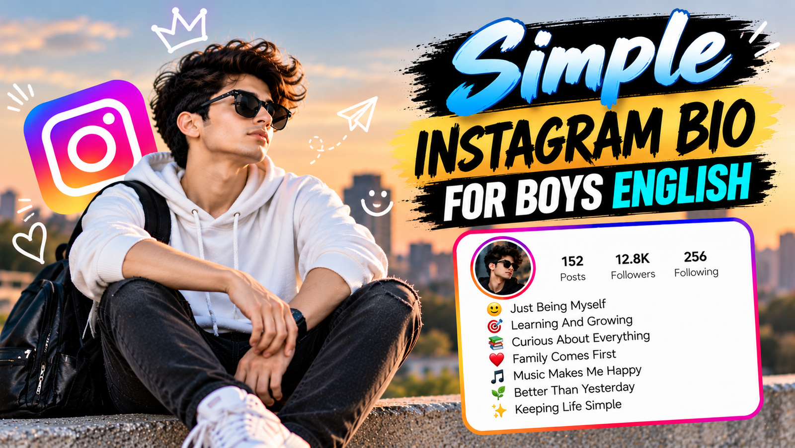 Instagram Bio for Boys English