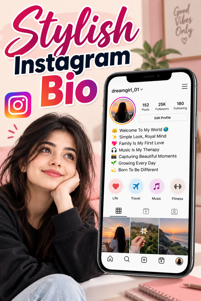 Instagram Stylish Bio