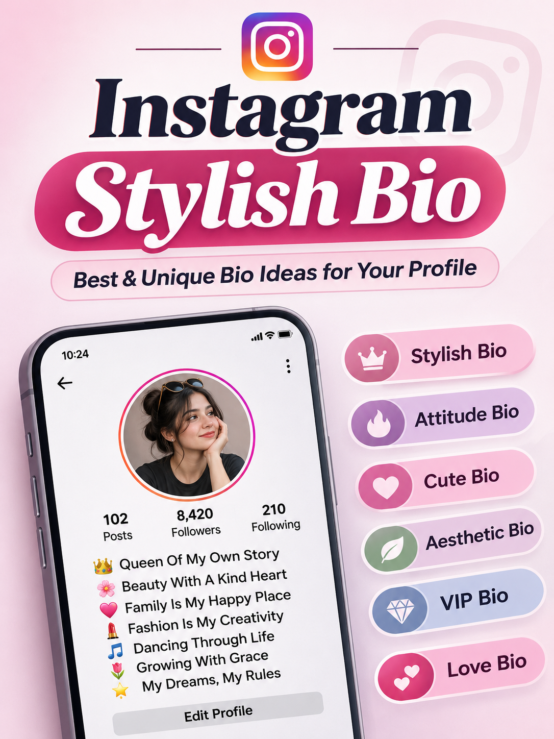 Instagram Stylish Bio