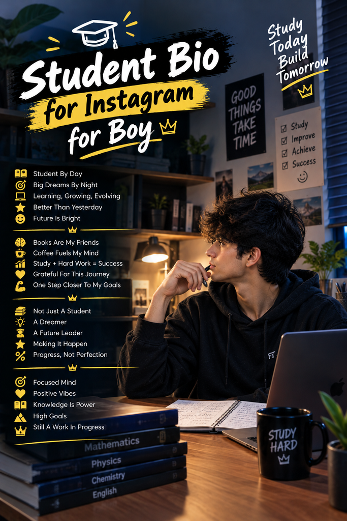 Cool Bio for Instagram for Boy
