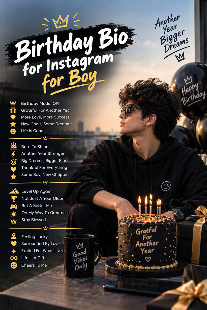 Cool Bio for Instagram for Boy