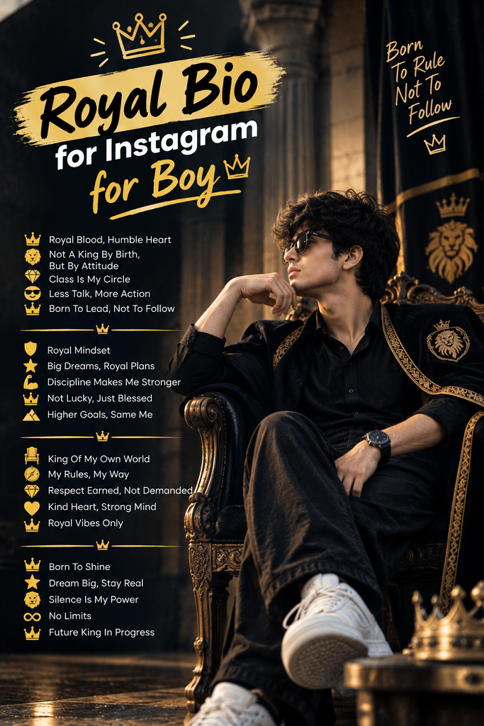 Cool Bio for Instagram for Boy