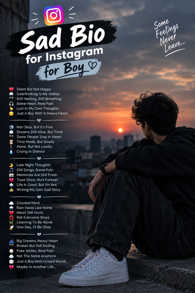 Cool Bio for Instagram for Boy
