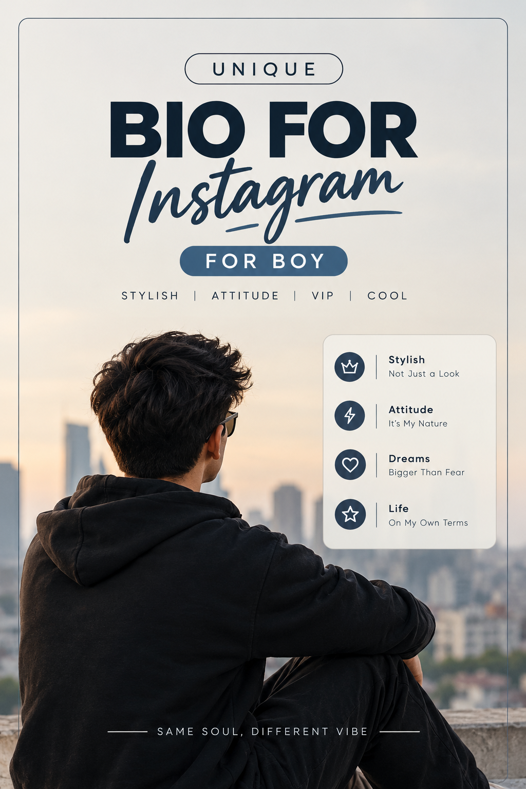 Unique Bio for Instagram for Boy