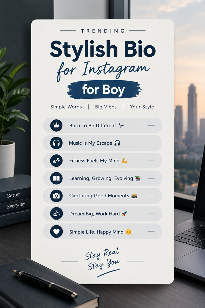 Unique Bio for Instagram for Boy