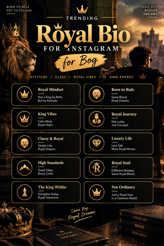 Unique Bio for Instagram for Boy